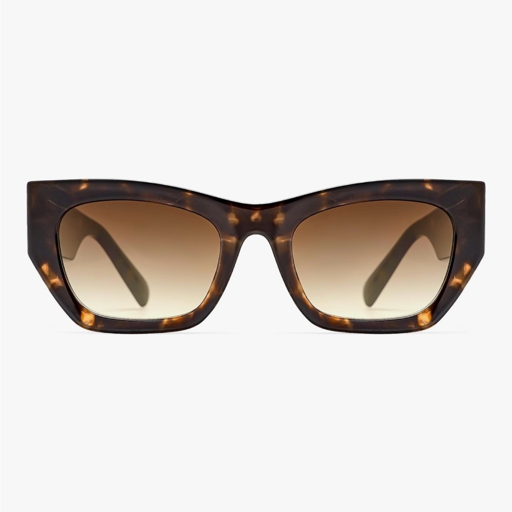 SOJOS Trendy Rectangle Cateye Sunglasses Womens Mens